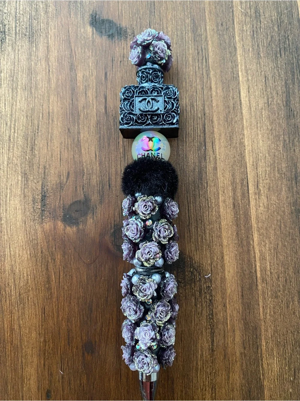 New Floral Beaded Pen